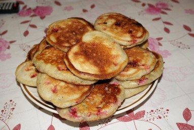 Оладьи с красникой